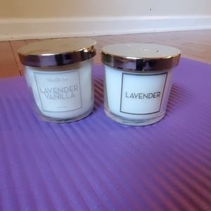 Two bath and body works candles